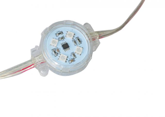 40mm RVB IP67 polychrome imperméabilisent la lumière de point de DMX512 LED pour la décoration et la lumière extérieures de façade de bâtiment de jardin de parc