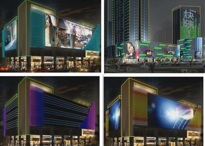 Epistar/lumière linéaire polychrome imperméable du CREE LED IP67 12W DC12V RVB DMX512 LED pour la décoration de construction et l'allumage