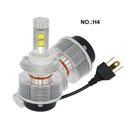 Phare haut-bas blanc de faisceau de l'ampoule 3000LM d'antibrouillard de la voiture H4 30W LED